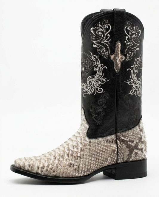 White Python boot - side profile