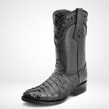 Black Bayou crocodile boot