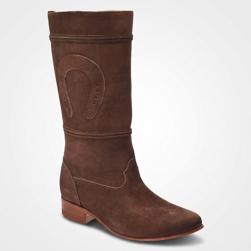 The Cattleman brown leather boot