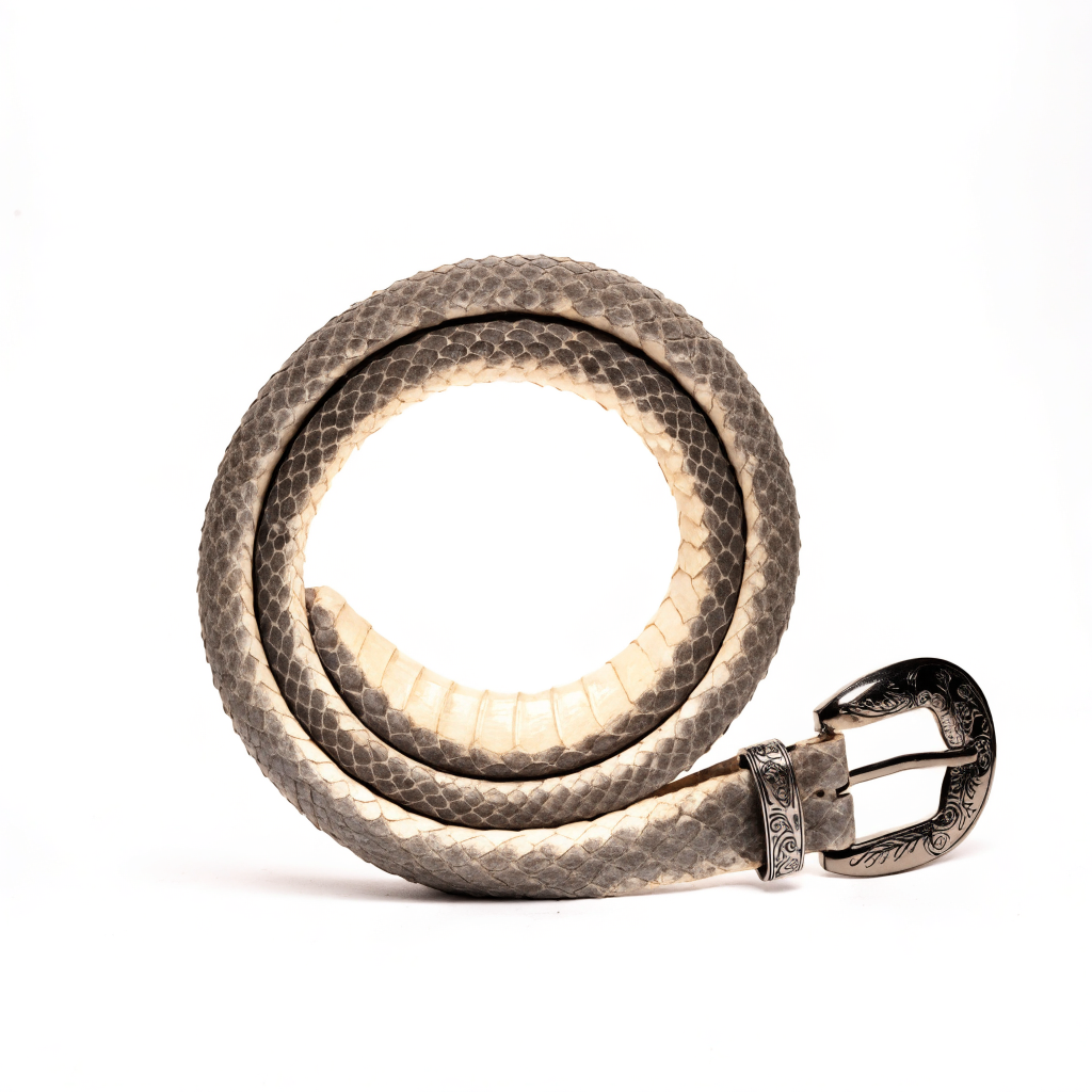 Cobra Natural exotic cowboy belt