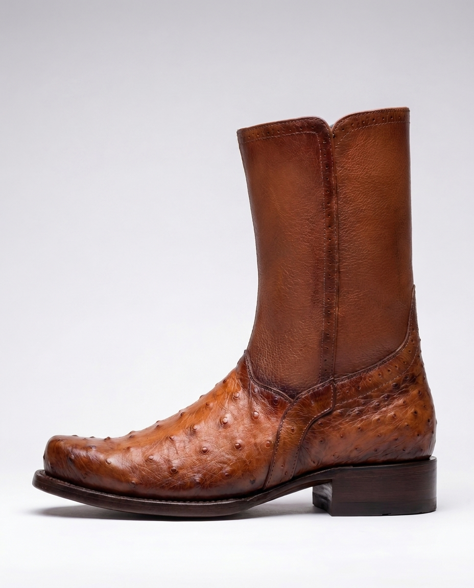 The Cognac boot - side profile