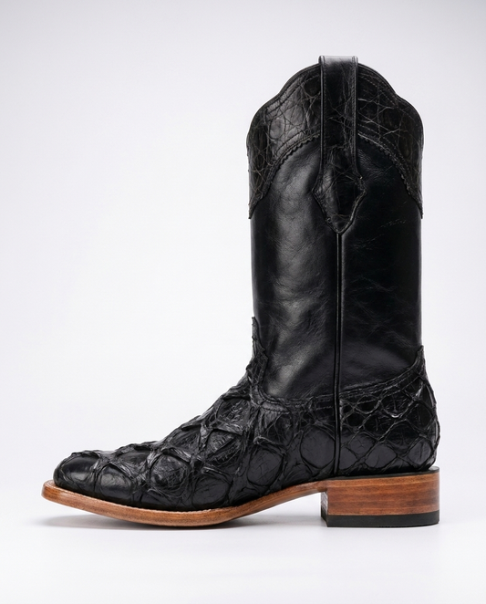 Onyx Pirarucu boot - side profile
